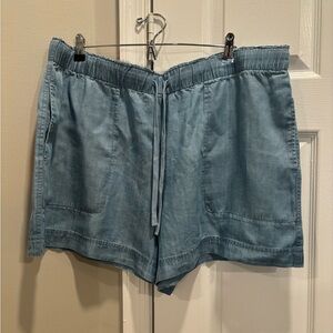 Hilary Radley Chambray Shorts